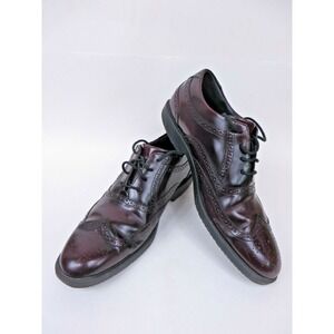 Mens Wingtip Rockport Dress Shoes Brown adiPrene Insole Lace Up Size 10 Med